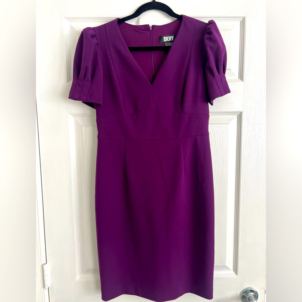 DKNY- plum dress size 10. Worn once